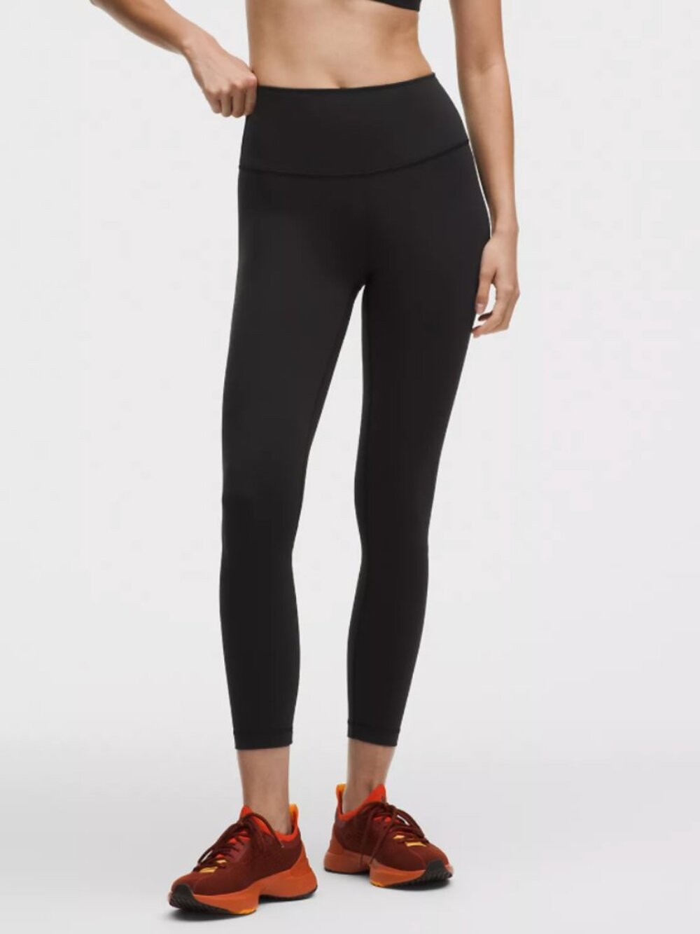 Black Lululemon Wunder Train Leggings